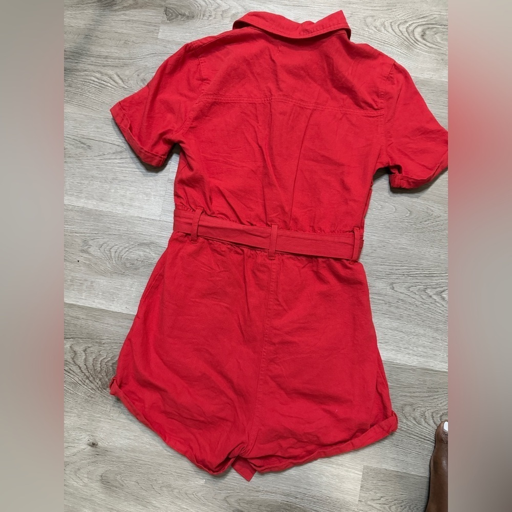 Urban Outfitters Scarlet Button-Up Romper - Picture 4 of 8